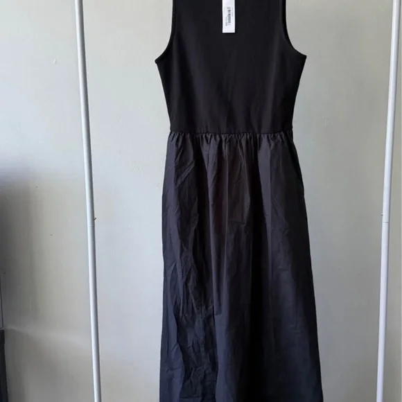 The Drop Womens Dia Mixed Fabric Midi Tank Maxi  Dress size L - Picture 8 of 8